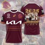 Brisbane Broncos 2025 Premiers 3D Apparel - MAITM13595