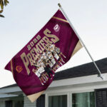 Brisbane Broncos 2025 Premiers 3D Double-side House Flag - MAITM13269