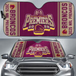 Brisbane Broncos 2025 Premiers Auto Sun Shade - MAITM13481