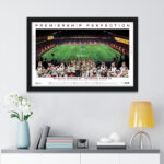 Brisbane Broncos 2025 Premiers Rectangle Canvas With Inner Frame - MAITM13251