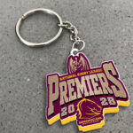 Brisbane Broncos 2025 Premiers Custom Shape 1-sided Keychain - MAITM13258