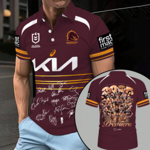 Brisbane Broncos 2025 Premiers 3D Apparel - MAITM13614