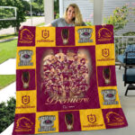 Brisbane Broncos 2025 Premiers Quilt Blanket - MAITM13377