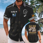 Brisbane Broncos 2025 Premiership Short Sleeve Button-Down Shirt - MAITM13505