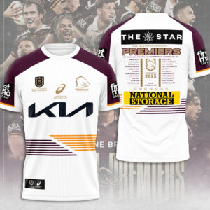 Brisbane Broncos 2025 Premiers 3D Apparel - MAITM13185