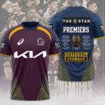 Brisbane Broncos 2025 Premiership 3D Apparel - MAITM13513