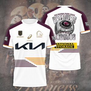 Brisbane Broncos 2025 Premiership 3D Apparel - TANTN17152