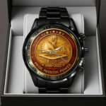 Brisbane Broncos 2025 Premiership Black Stainless Steel Watch - TANTN17611