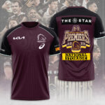 Brisbane Broncos 2025 Premiership 3D Apparel - TANTN17701