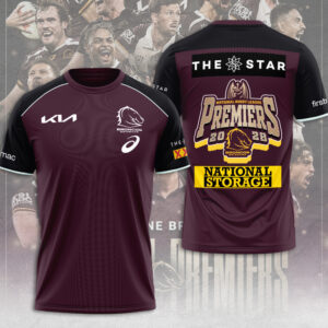 Brisbane Broncos 2025 Premiership 3D Apparel - TANTN17701