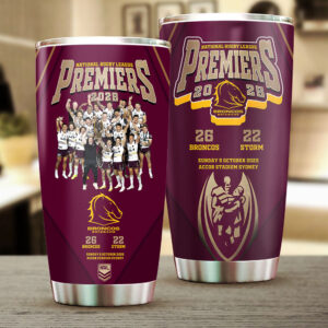 Brisbane Broncos 2025 Premiership Tumbler Cup - TANTN17284