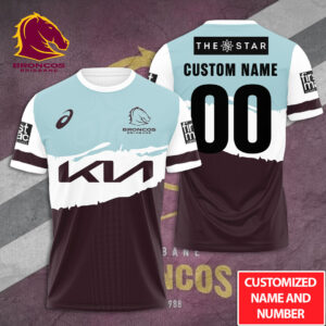 Personalized Brisbane Broncos 3D Apparel - TANTN 7303
