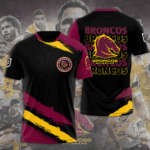 Brisbane Broncos 3D Apparel - TANTN 4945