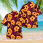 Brisbane Broncos 3D Hawaiian Apparel - VANDH 2692