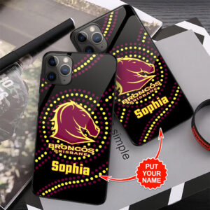 Personalized Brisbane Broncos Phone Case - VANDH 3509