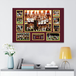 Brisbane Broncos Premiers 2025 Rectangle Canvas With Inner Frame - TANTN17899