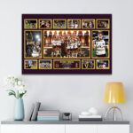Brisbane Broncos Premiers 2025 Rectangle Canvas With Inner Frame - TANTN17901
