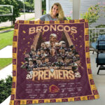 Brisbane Broncos Premiers 2025 Quilt Blanket - TANTN17257