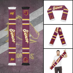 Brisbane Broncos Ruffneck Soccer Scarf - TANTN17085
