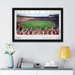 Brisbane Lions 2025 Premiers Rectangle Canvas With Inner Frame - MAITM13362