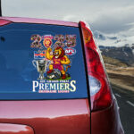 Brisbane Lions Premiers 2025 3D Car Sticker - TANTN17088