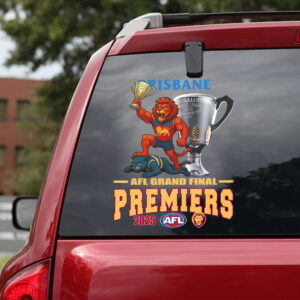 Brisbane Lions Premiers 2025 3D Car Sticker - TANTN17090