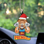 Brisbane Lions Premiers 2025 Custom Shape 2-sided Acrylic Car Ornament – TANTN17092
