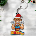 Brisbane Lions Premiers 2025 Custom Shape 2-sided Keychain - TANTN17093