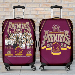 Brisbane Broncos Premiers 2025 Luggage Cover - TANTN17306