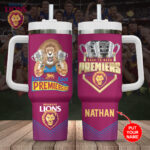 Personalized Brisbane Lions Premiers 2025 40oz Stanley Tumbler - HOATT13555