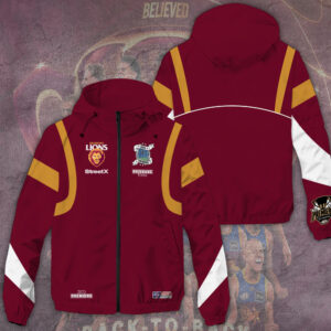 Brisbane Lions Premiers 2025 3D Windbreaker Jacket - TANTN17409
