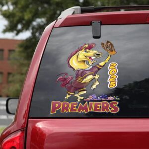 Brisbane Broncos 2025 Grand Final Car Sticker 3D Car Sticker - HOATT13576