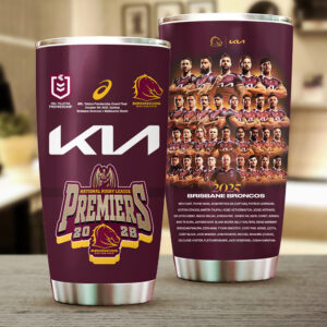 Brisbane Broncos 2025 NRL Premiers Tumbler Cup - HOATT13643