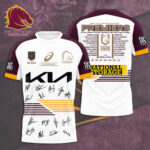 Brisbane Broncos 2025 NRL Premiers 3D Apparel - HOATT13623