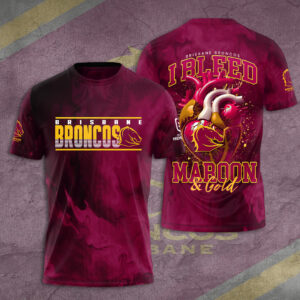 Brisbane Broncos 3D Apparel - TANTN 11303