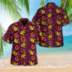 Brisbane Broncos 3D Hawaiian Apparel - VANDH 858