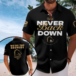 Brisbane Broncos Short Sleeve Button-Down Shirt - TANTN17643