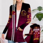 Brisbane Broncos Women's Patch Pocket Cardigan - VANDH 3221