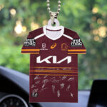 Brisbane Broncos 2025 NRL Premiers 2-Side Printed Car Ornament - HOATT13945