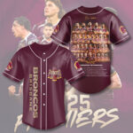 Brisbane Broncos 2025 NRL Premiers Baseball Jersey - HOATT13704