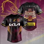 Brisbane Broncos 2025 NRL Premiers Baseball Jersey - HOATT14006