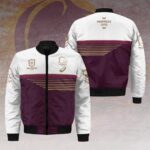 Brisbane Broncos 2025 NRL Premiers 3D Bomber Jacket - HOATT13741