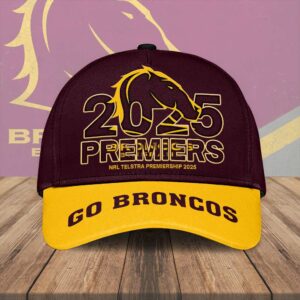 Brisbane Broncos 2025 NRL Premiers Classic Cap - HOATT13751