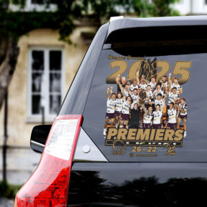 Brisbane Broncos 2025 NRL Premiers 3D Car Sticker - HOATT14008