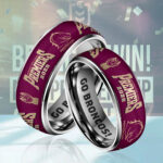 Brisbane Broncos 2025 NRL Premiers Custom Alloy Ring - HOATT13705