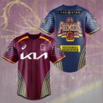Brisbane Broncos 2025 NRL Premiers Baseball Jersey - HOATT14109