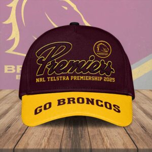Brisbane Broncos 2025 NRL Premiers Classic Cap - HOATT13740
