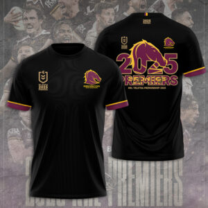Brisbane Broncos 2025 Premiership 3D Apparel - TANTN17155
