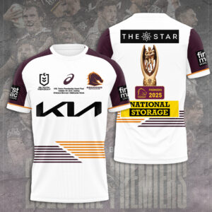 Brisbane Broncos 2025 Premiership 3D Apparel - TANTN17168