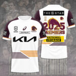 Brisbane Broncos 2025 Premiership 3D Apparel - TANTN17204